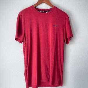 Red Calvin Klein t-shirt